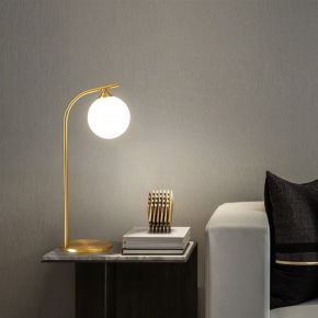 TABLE LAMP BULBY GOLD D15X46CM