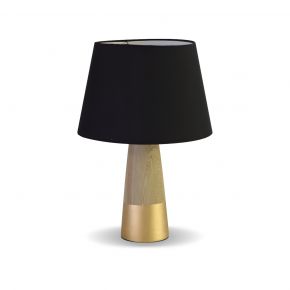 TABLE LAMP FAGAN BROWN GOLD 11X27 CM