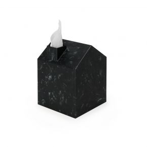 UMBRA TISSUE BOX CASA OCEAN VIUM BLACK 13X13X17CM