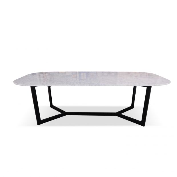 SCARLETT DINING TABLE 8S MARBLE