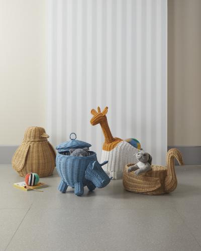 Rumah Lebih Rapi & Estetik dengan Kids Rattan Storage 