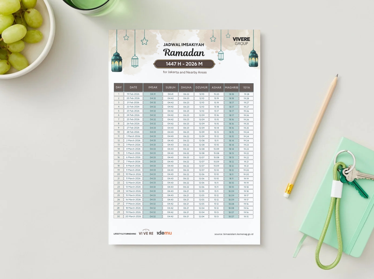 Free Download: Jadwal Imsakiyah Ramadan 1447H - 2026M